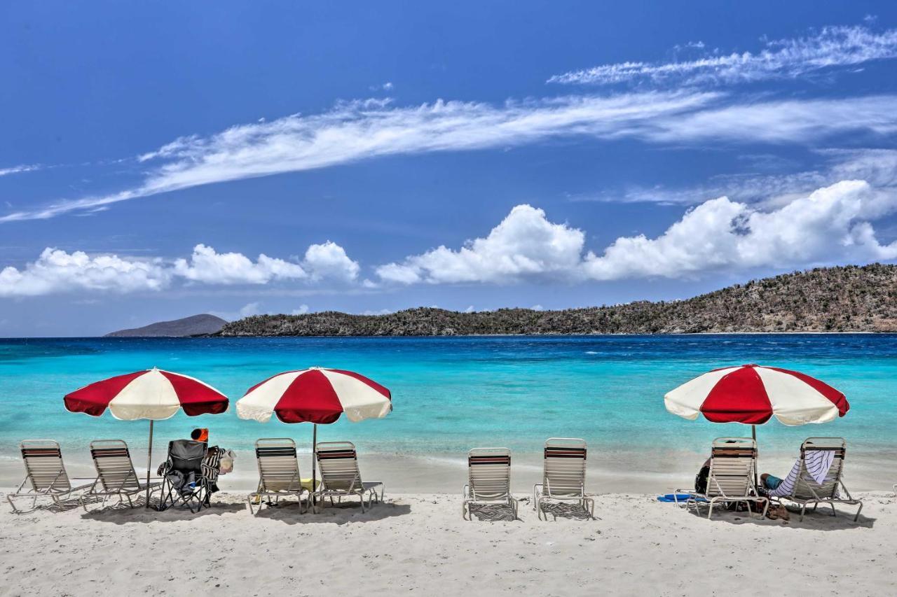 Saint Thomas Condo With Ocean Views, Walk To Beach! Frydendal Bagian luar foto