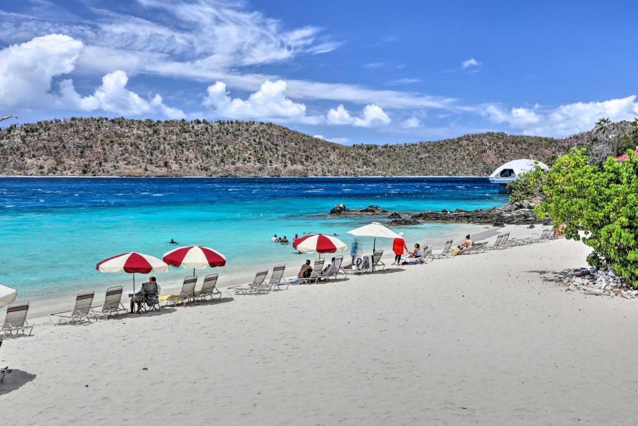 Saint Thomas Condo With Ocean Views, Walk To Beach! Frydendal Bagian luar foto