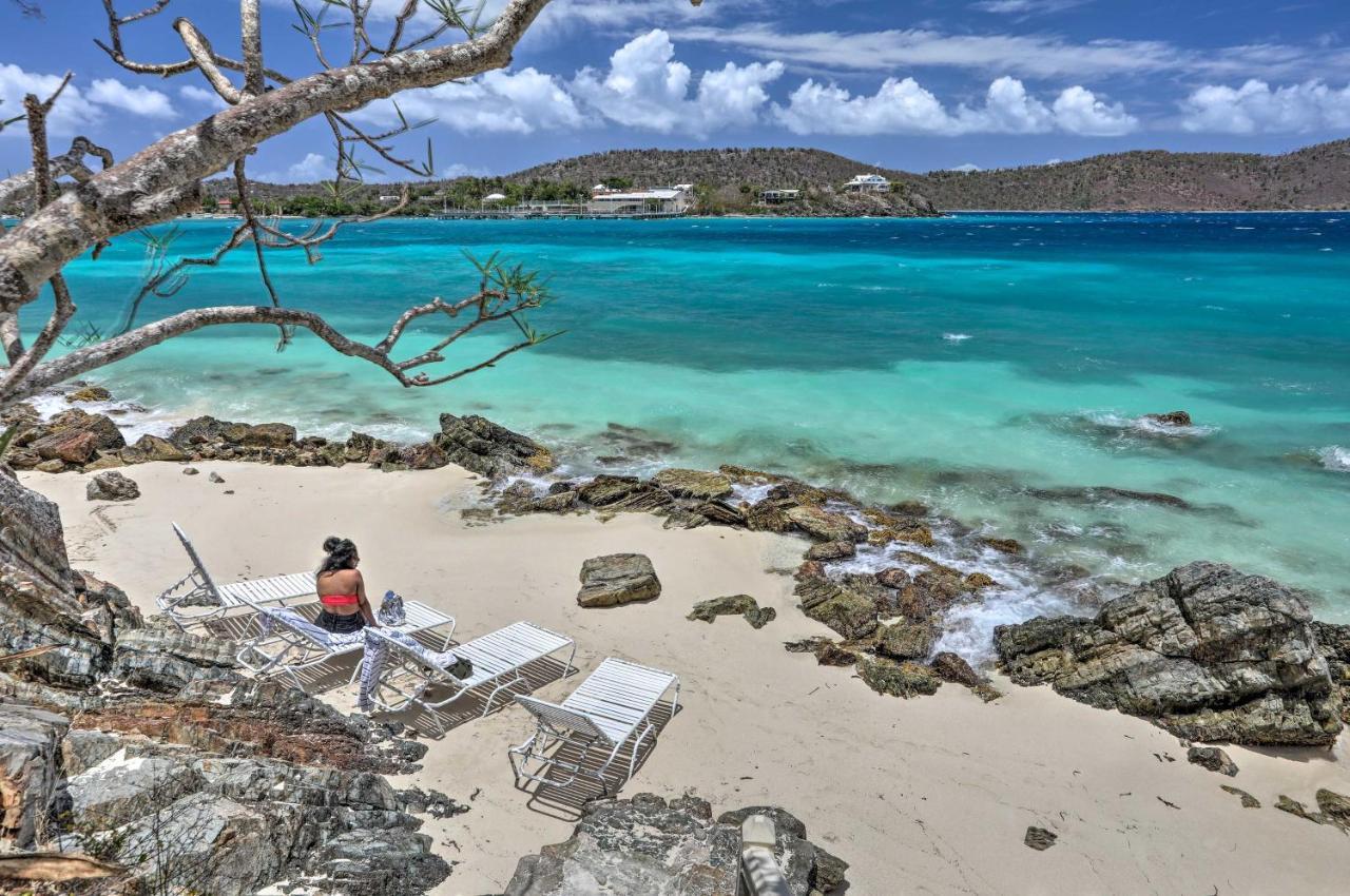 Saint Thomas Condo With Ocean Views, Walk To Beach! Frydendal Bagian luar foto